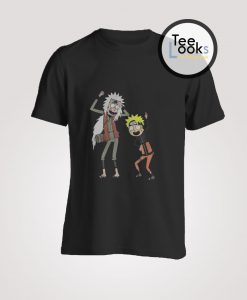 Rick And Morty Naruto Parody T-Shirt