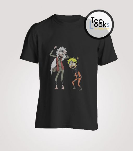 Rick And Morty Naruto Parody T-Shirt