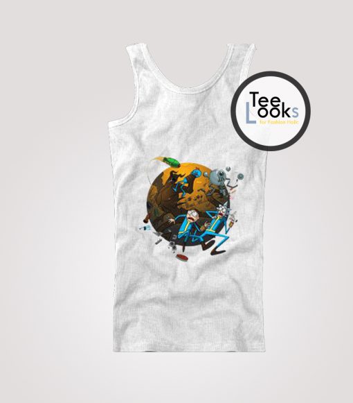 Rick And Morty Run Away Tank Top