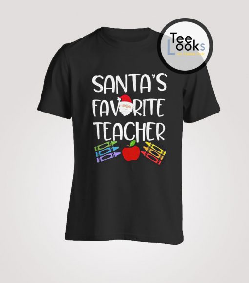 Santa's Favorite Teacher T-shirt