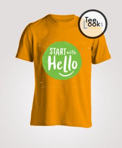 Start With Hello Sandy Promise T-Shirt