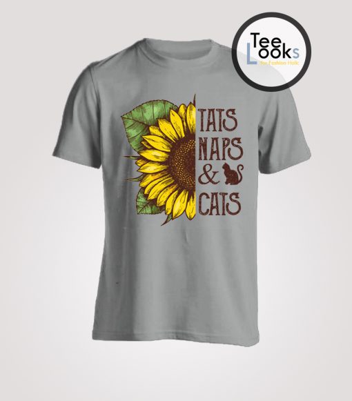 Tats Naps _ Cats T-Shirt