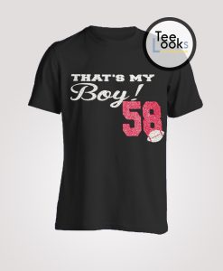 Thats My Boy Football Mom T-Shirt