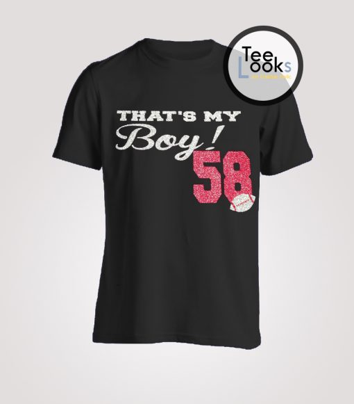 Thats My Boy Football Mom T-Shirt