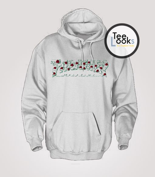 Thrasher Magazine Roses Logo Hoodie