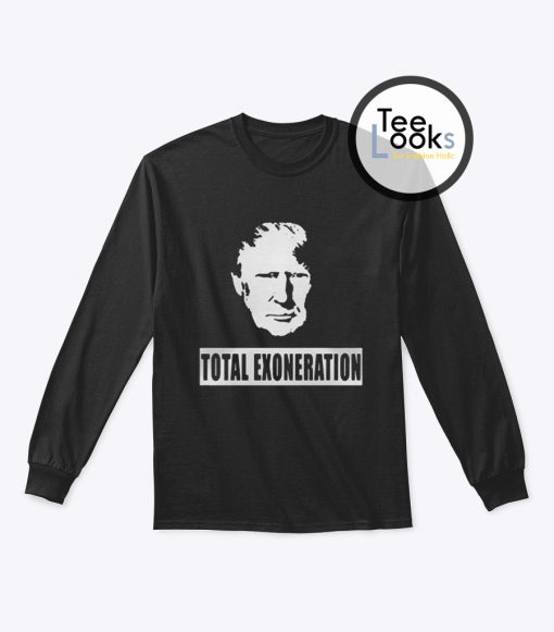 Trump Illustration Total Exoneration Sweatshirt