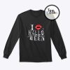 Vampire I Love Halloween Sweatshirt