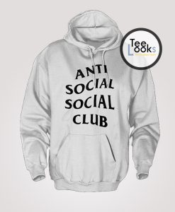 Anti Social Club ASSC Black Text Hoodie