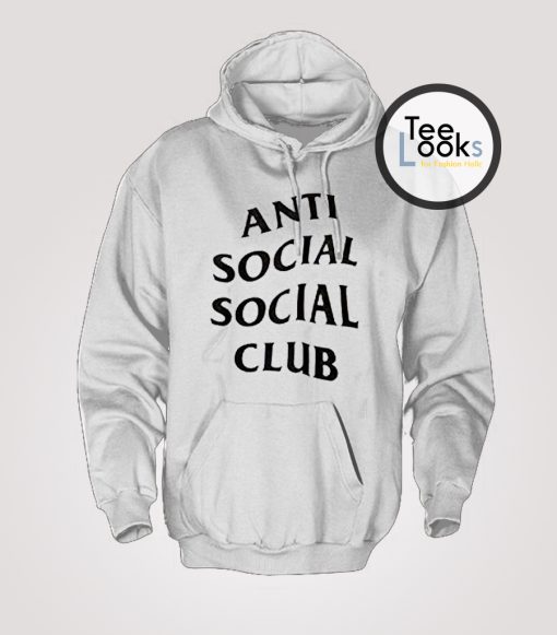 Anti Social Club ASSC Black Text Hoodie