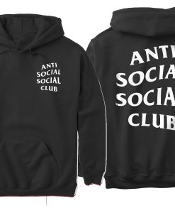 Anti Social Social Club Front Back Hoodie