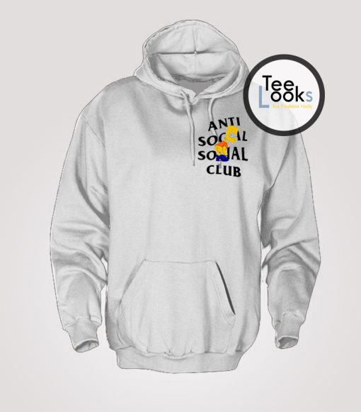 Anti Social Social Club x Bart Mooning Parody Hoodie