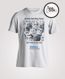 Anxiety Has Many Face 2 T-shirt