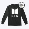 BTS White Logo Sweatshirt