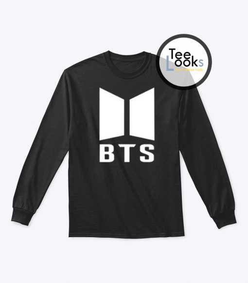 BTS White Logo Sweatshirt