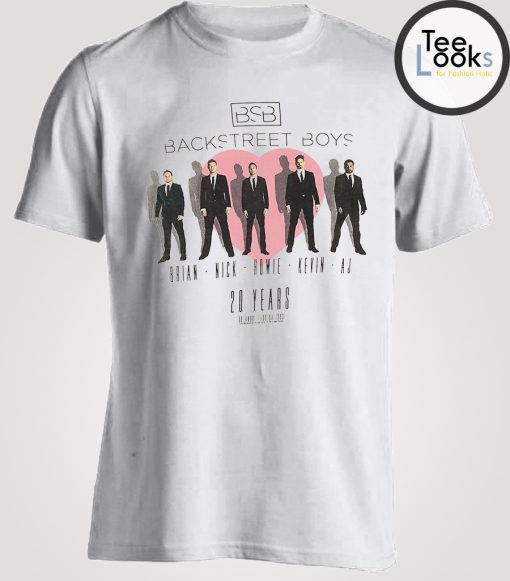 Backstreet Boys 20 Year Tour T-shirt