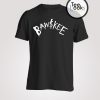 Bawskee White Text T-shirt