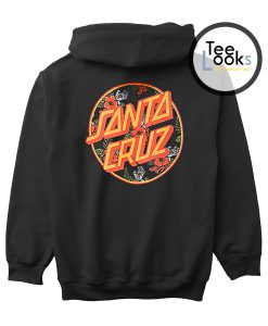 Santa Cruz Floral Back Hoodie