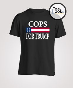 Cops For Trump Flag T-shirt
