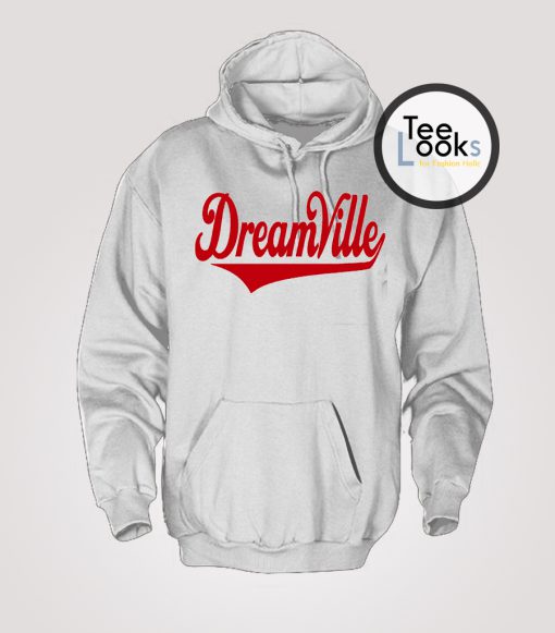 Dreamville Red Text Hoodie