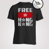 Free Hong Kong Now Flag T-shirt
