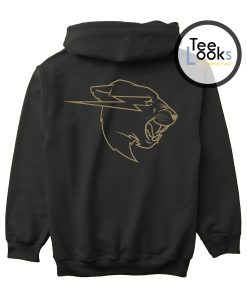 Gold Beast Logo Back Hoodie