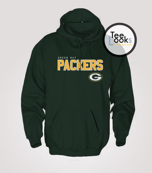 Green Bay Packers text Logo Hoodie