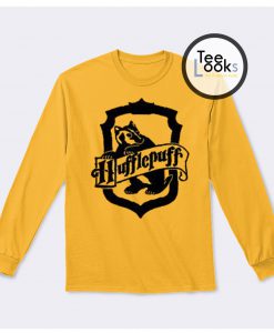 Hufflepuff Black Logo Sweatshirt