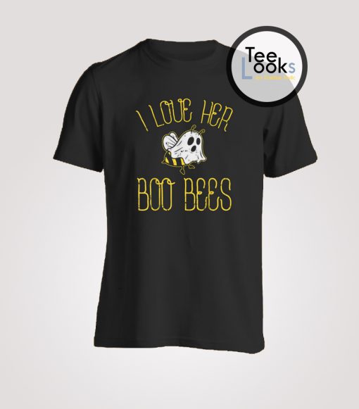 I Love Her Boo Bees T-Shirt