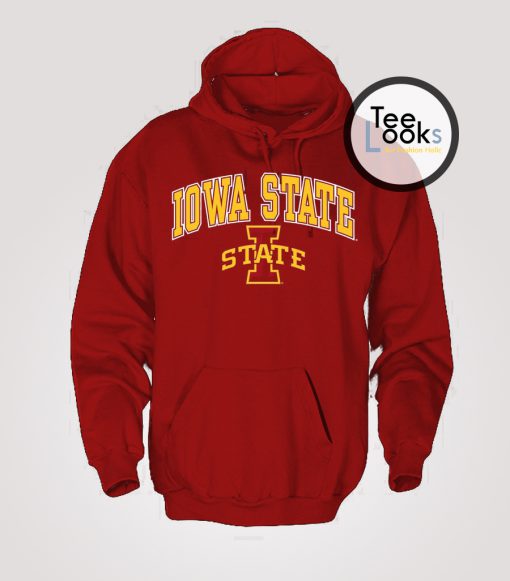 Iowa State text logo Hoodie