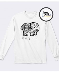 Ivory Ella Elephant Sweatshirt