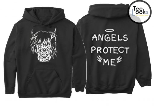 Lil Peep Angels Protect Me Hoodie