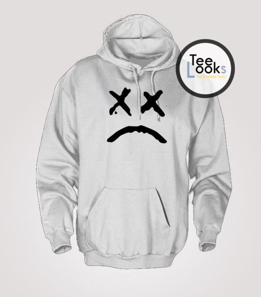 Lil Peep Sad Face Black Hoodie