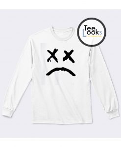 Lil Peep Sad Face Black Sweatshirt