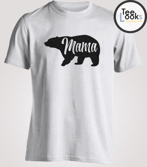 Mama Bear Black Pict T-shirt