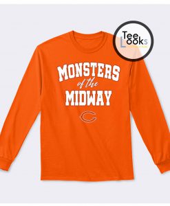 Monsters Of The Midway Orange Sweatshirt