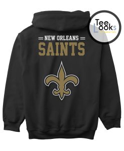 New Orleans Saint Logo Back Hoodie