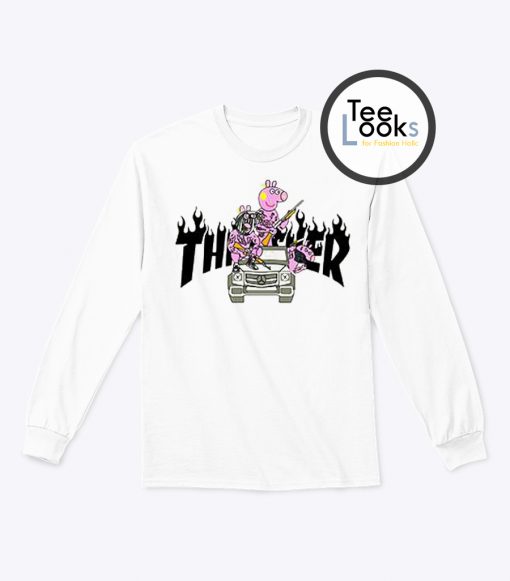 Peppa Pig Gangster Thrasher Sweatshirt