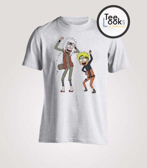 Rick Morty Naruto Jiraya T-shirt