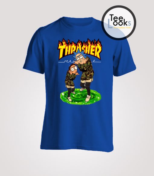 Rick Morty Thrasher T-shirt