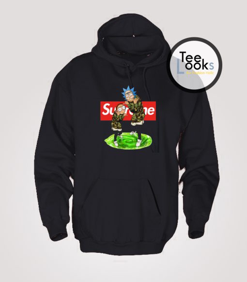 Rick Morty X Supreme Hoodie
