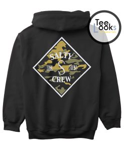 Salty Crew Army Back Hoodie