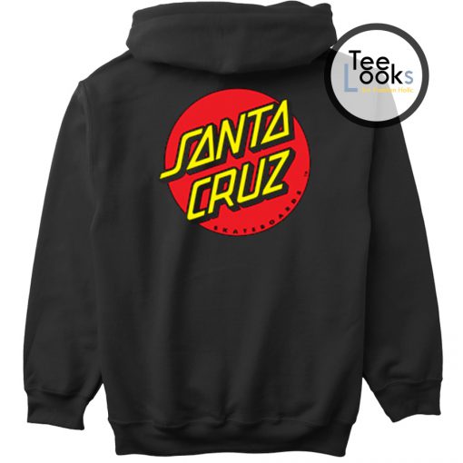 Santa cruz Logo Back Hoodie