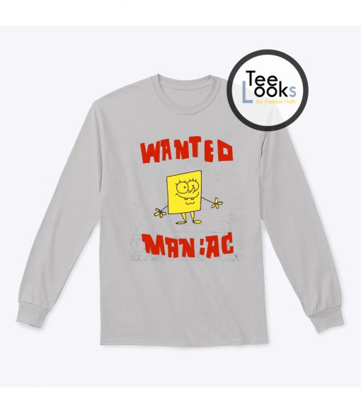 Spongebob Wanted Maniac Sweatshirt
