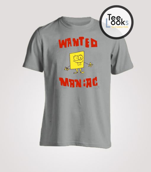 Spongebob Wanted Maniac T-shirt