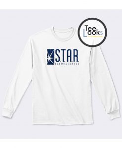 Star Lab Blue Text Sweatshirt