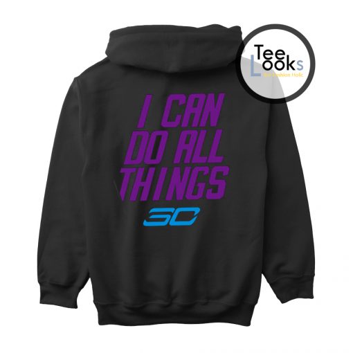Stephen Curry I Can Do All Things Back Hoodie