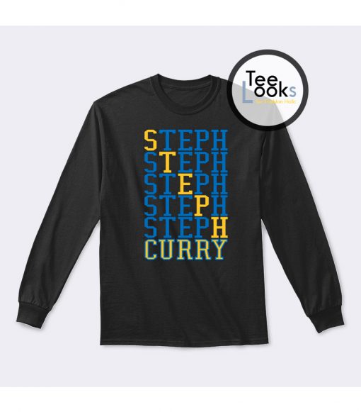 Stephen Curry Word Art Sweatshirt