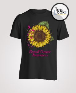 Sunflower Breast Cancer Awareness T-Shirt