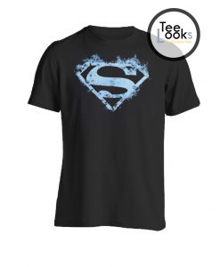 Superman Blue Flame Logo T-shirt