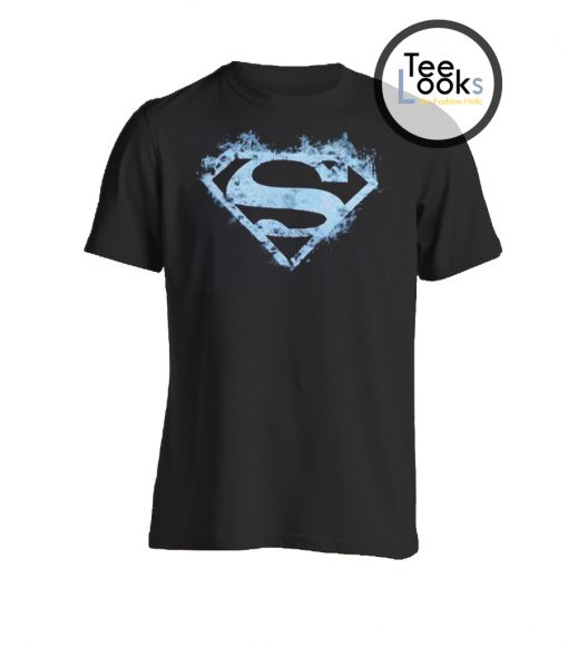 Superman Blue Flame Logo T-shirt